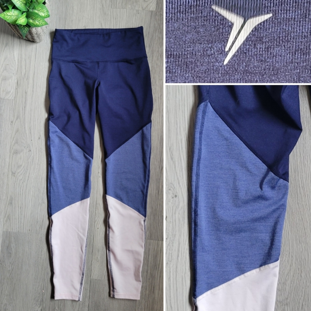 Old Navy Active Go-Dry Elevate Athletic Pant, Blue & White, Women's Size Small - Picture 1 of 10